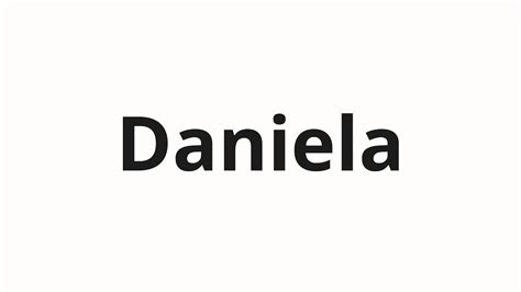 How to pronounce Daniela Hermes 